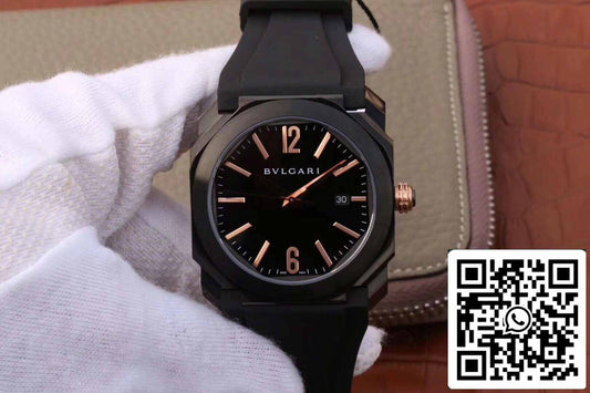 Bvlgari Octo 102581 BGO41BBSVD 1:1 Best 에디션 블랙 다이얼