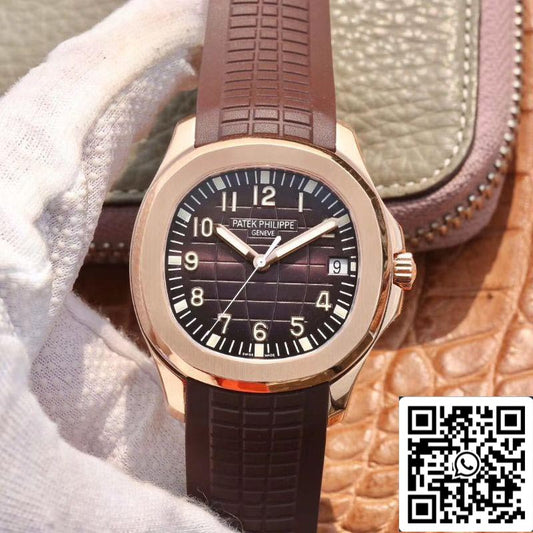 파텍 필립 아쿠아넛 5167R-001 40mm 1:1 Best 에디션 ZF 팩토리 로즈 골드