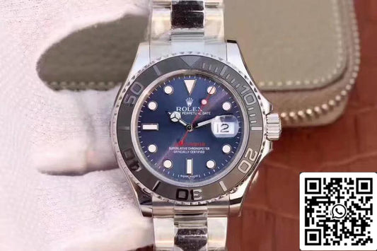 롤렉스 Yacht-Master 116622LN EW 팩토리 1:1 Best 에디션 Swiss ETA3135 블루 다이얼