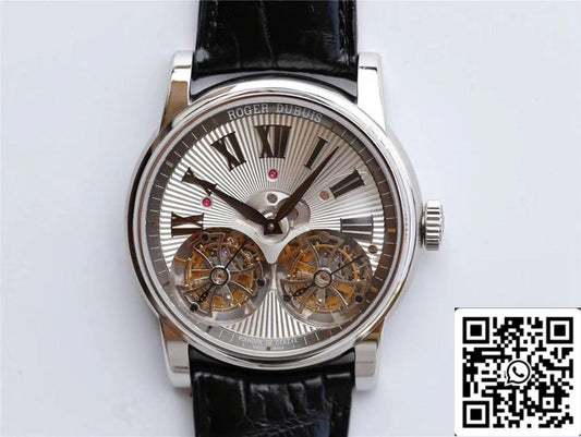 Roger Dubuis Hommage RDDBHO0562 1:1 Best 에디션 JB 팩토리 Silver Dial Swiss RD100