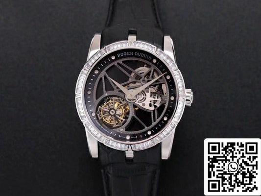 Roger Dubuis Excalibur RDDBEX0393 1:1 Best 에디션 JB 팩토리 투르비용 V3 Diamond Swiss RD505SQ