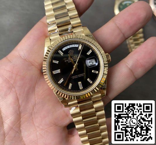 롤렉스 Day Date M228238-0004 1:1 Best 에디션 GM 팩토리 V2 블랙 다이얼