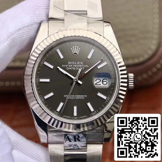 Rolex Datejust 126334 1:1 Best 에디션 AR 팩토리 블랙 다이얼 Swiss ETA2824