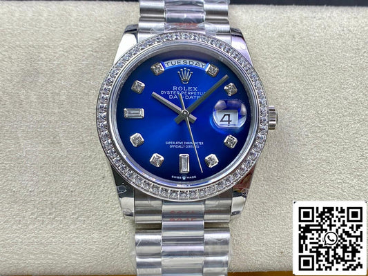 롤렉스 Day Date M128396TBR-0008 36MM 1:1 Best 에디션 GM 팩토리 Diamond Bezel