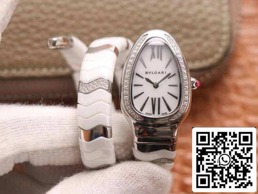 Bvlgari Serpenti 1:1 Best 에디션 BV 팩토리 스테인리스 스틸 Diamond