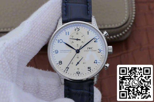 IWC Portugieser IW371440 1:1 Best 에디션 ZF 팩토리 V2 화이트 다이얼