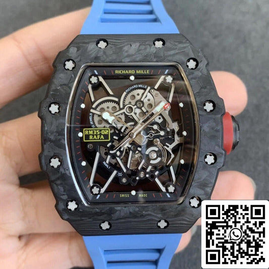 Richard Mille RM35-02 1:1 Best 에디션 KV 팩토리 V3 Carbon Fiber Case