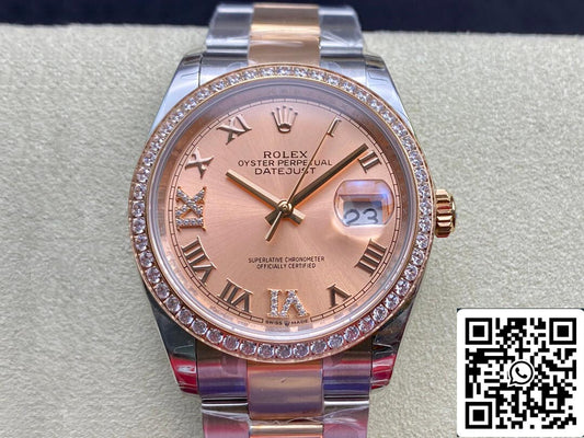 롤렉스 데이트저스트 M126281RBR-0016 1:1 Best 에디션 EW 팩토리 Pink Dial