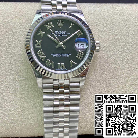 롤렉스 데이트저스트 M278274-0002 31MM 1:1 Best 에디션 EW 팩토리 블랙 Dia