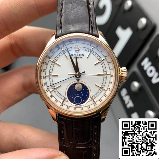 롤렉스 Cellini M50535-0002 1:1 Best 에디션 KZ 팩토리 화이트 다이얼