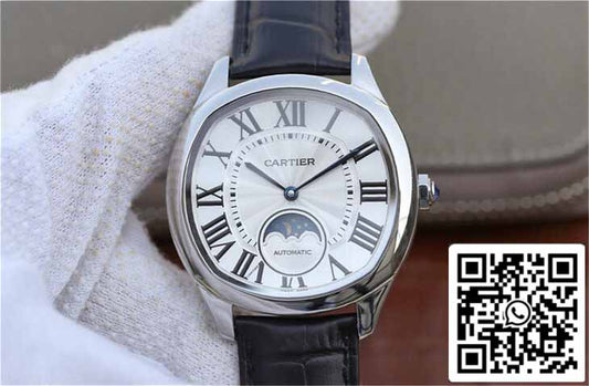 Drive De Cartier Moonphase WSNM0008 1:1 Best 에디션 스테인리스 스틸