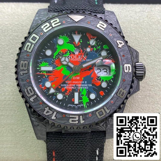 롤렉스 GMT-MASTER II Diw 1:1 Best 에디션 Carbon Fiber Color Dial