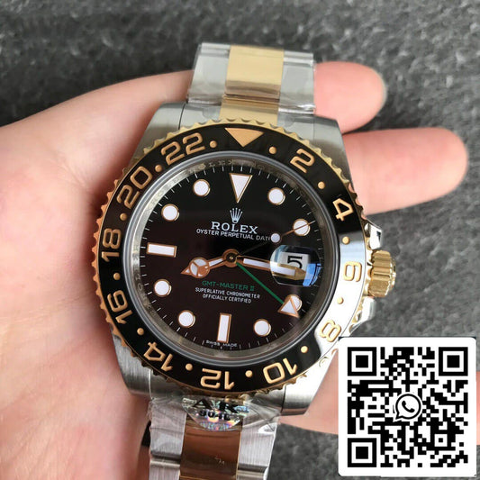 Rolex GMT Master II 116713-LN-78203 1:1 Best 에디션 AR 팩토리 블랙 다이얼