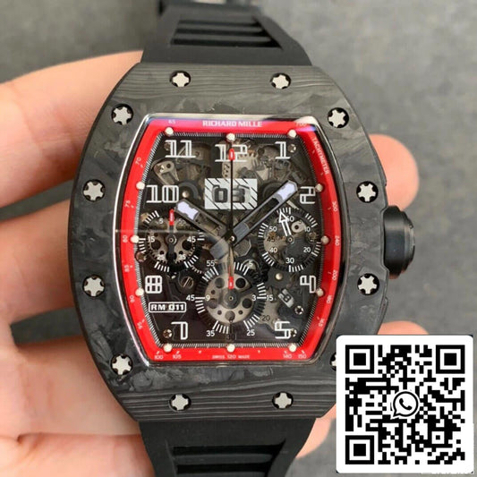 Richard Mille RM011 1:1 Best 에디션 KV 팩토리 Carbon Fiber Case