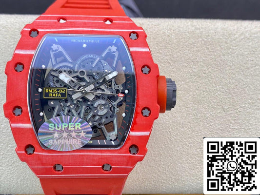 Richard Mille RM035-02 1:1 Best 에디션 RM 팩토리 Red Case