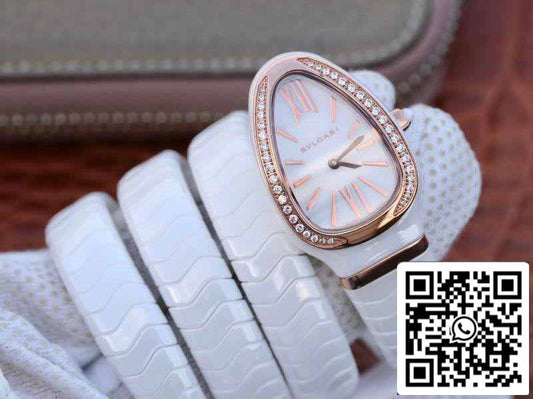 Bvlgari Srpenti Spiga 102886 1:1 Best 에디션 BV 팩토리 Алмазный безель, швейцарский кварцевый механизм
