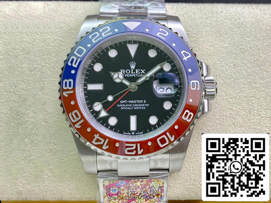 롤렉스 GMT Master II M126710BLRO-0002 1:1 Best Clean 팩토리 Coke Circle