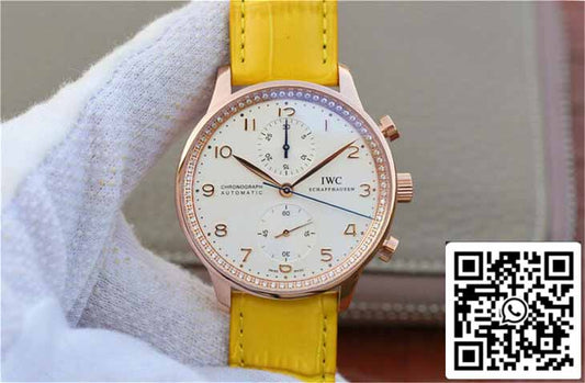 IWC Portuguese ZF 팩토리 1:1 Best 에디션 Yellow Strap