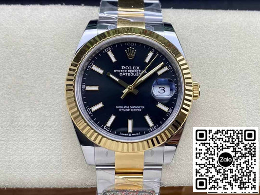 롤렉스 데이트저스트 41MM M126333-0013 1:1 Best 에디션 Clean 팩토리 블랙 다이얼