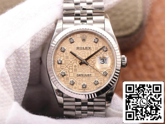 롤렉스 데이트저스트 M126234-0023 1:1 Best 에디션 EW 팩토리 Diamond Dial