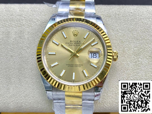 롤렉스 데이트저스트 M126333-0009 41mm 오이스터 Strap VS 팩토리 스테인리스 스틸