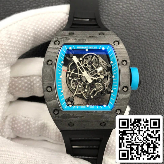 Richard Mille RM055 1:1 Best 에디션 ZF 팩토리 Carbon Fiber Case