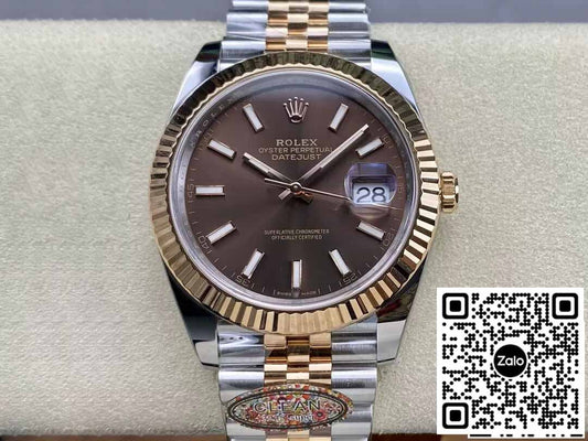 롤렉스 데이트저스트 41MM M126331-0002 1:1 Best 에디션 Clean 팩토리 로즈 골드