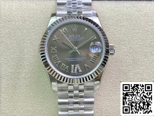 롤렉스 데이트저스트 M278274-0028 31MM 1:1 Best 에디션 EW 팩토리 Gray Dial