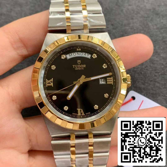 Replica Tudor Royal M28603-0005 1:1 Best 에디션 V7 팩토리 Demi Gold