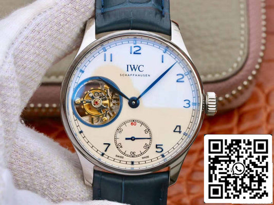 IWC Portuguese 투르비용 1:1 Best 에디션 ZF 팩토리 스테인리스 스틸