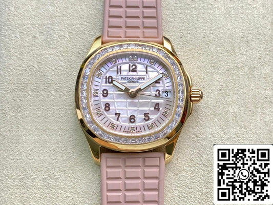 파텍 필립 아쿠아넛 5072R-001 1:1 Best 에디션 PPF 팩토리 Mother Of Pearl Dial