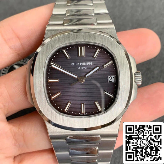 파텍 필립 노틸러스 5711 1:1 Best 에디션 PPF 팩토리 V4 Gray Dial Swiss ETA324