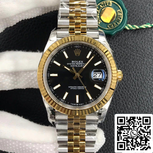 롤렉스 데이트저스트 M126333-0014 41mm 주빌리 Strap VS 팩토리 스테인리스 스틸