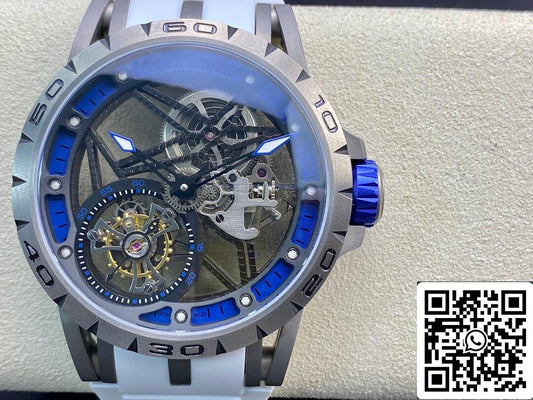 Roger Dubuis Excalibur RDDBEX0479 1:1 Best 에디션 BBR 팩토리 투르비용 러버 스트랩