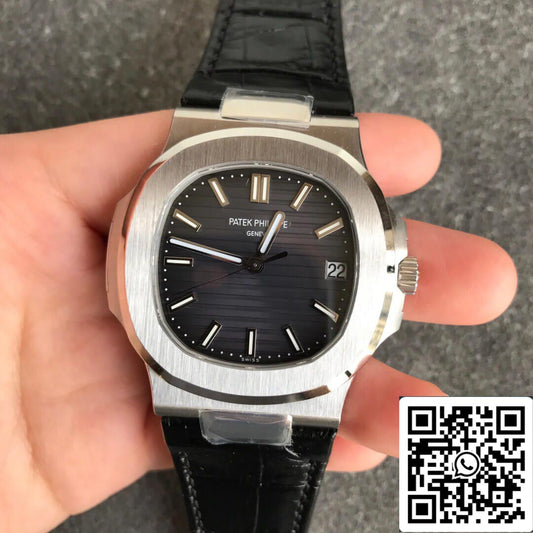 파텍 필립 노틸러스 5711G 1:1 Best 에디션 PPF 팩토리 V4 블랙 다이얼 Swiss ETA324