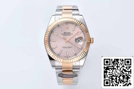 롤렉스 데이트저스트 41MM M126331-0009 1:1 Best 에디션 Clean 팩토리 로즈 골드