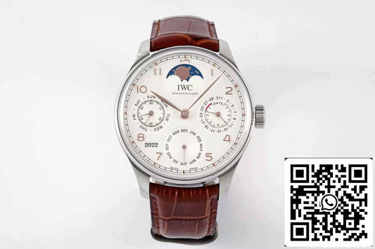 IWC Portuguese 퍼페추얼 캘린더 IW503307 1:1 Best 에디션 APS 팩토리 화이트 다이얼
