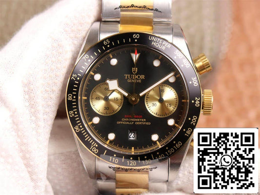 Tudor Heritage 블랙 Bay M79363N-0001 1:1 Best 에디션 TW 팩토리 Gold Strap