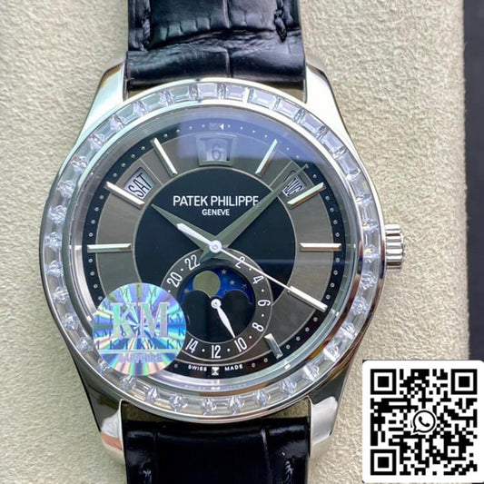 파텍 필립 컴플리케이션 5205G 1:1 Best 에디션 KM 팩토리 Diamond Bezel