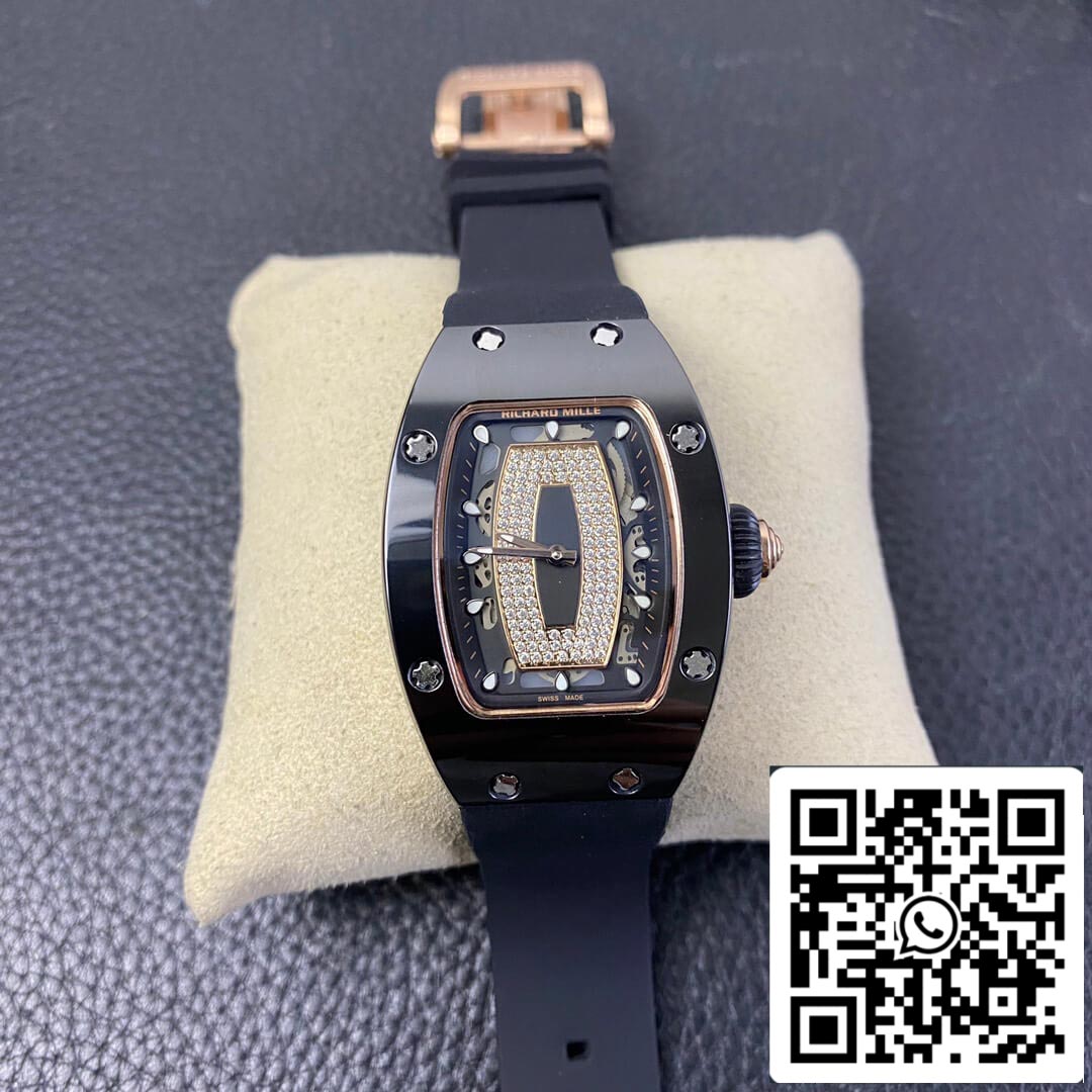 Richard Mille RM 07-01 1:1 Best 에디션 RM 팩토리 블루 세라믹