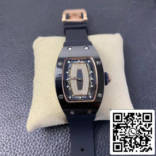 Richard Mille RM 07-01 1:1 Best 에디션 RM 팩토리 블루 세라믹