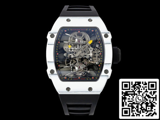 Richard Mille RM27-02 Rafael Nadal 투르비용 1:1 Best 에디션 RM 팩토리 블랙 러버 스트랩
