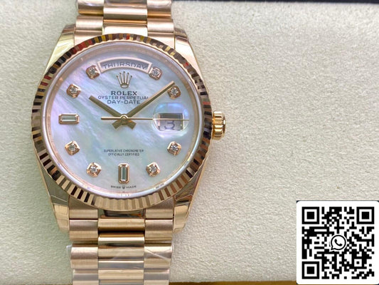 롤렉스 Day Date M128235-0029 1:1 Best 에디션 EW 팩토리 로즈 골드