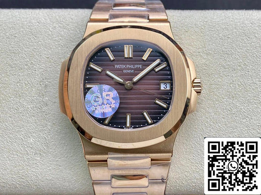 파텍 필립 노틸러스 5711/1R-001 1:1 Best 에디션 GR 팩토리 V2 브라운 Gradient Dial