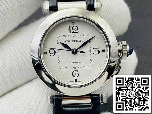 Cartier Pasha WSPA0012 35MM 1:1 Best 에디션 BV 팩토리 화이트 다이얼