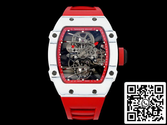 Richard Mille RM27-02 Rafael Nadal 투르비용 1:1 Best 에디션 RM 팩토리 Red 러버 스트랩