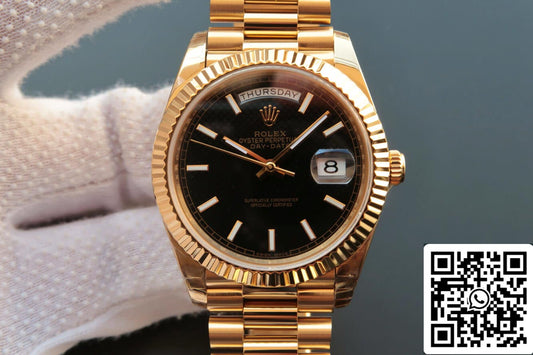 롤렉스 Day Date M228238-0004 1:1 Best 에디션 EW 팩토리 블랙 다이얼