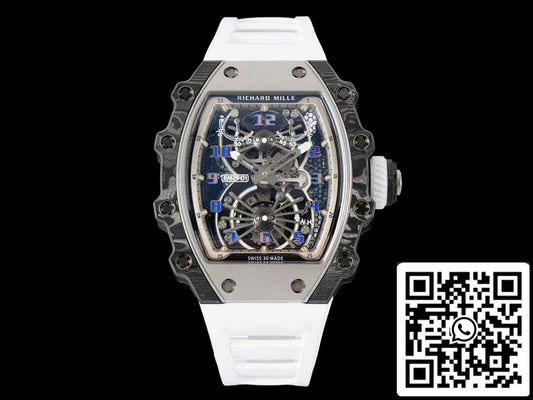 Richard Mille RM21-01 1:1 Best 에디션 RM 팩토리 투르비용 Carbon Fiber Bezel