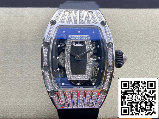 Richard Mille RM07-01 1:1 Best 에디션 RM 팩토리 Diamond Case