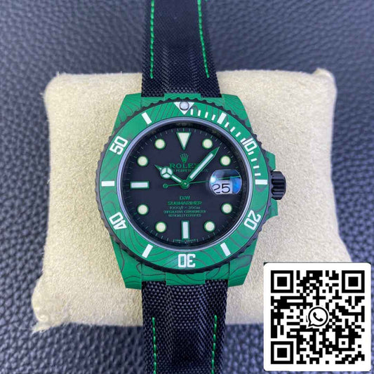 Replica 롤렉스 서브마리너 VS 팩토리 그린 Carbon Fiber Bezel